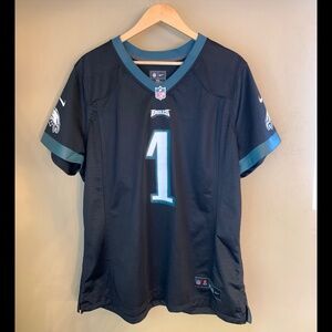 NFL Philadelphia Eagles Jalen Hurts Nike Black Game Jersey  size: Women's XXL